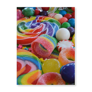 Boxed note cards: colorful food